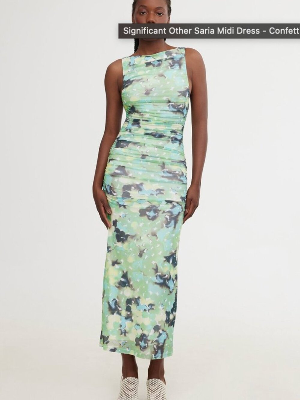 Significant Other Saria Midi Dress- Confetti AU 8 US 4